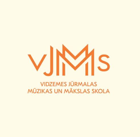 Vidzemes jūrmalas Mūzikas un mākslas skolas logo (autors VJMMS audzēknis Markuss Baltais)
